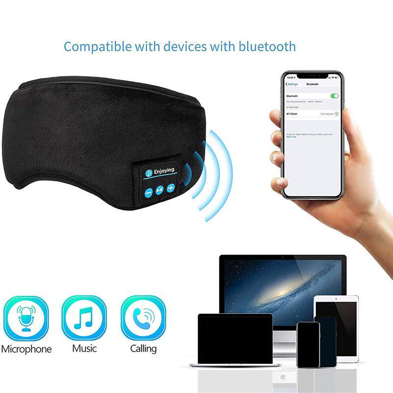 Bluetooth Eye Mask Headphones Smart Wireless Music Earmuffs